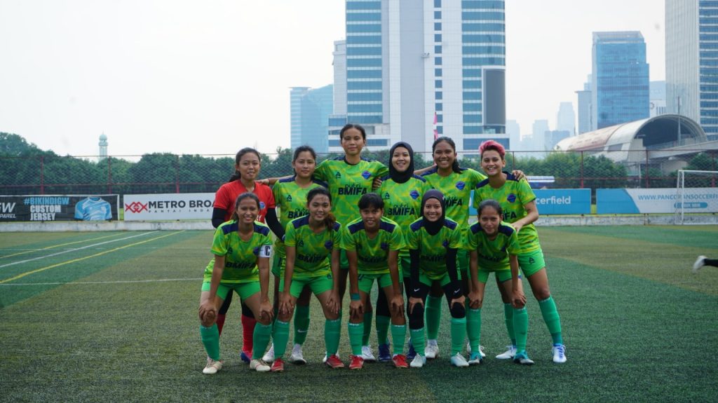 Tim Putri BMIFA di Piala Gubernur DKI Jakarta 2022.