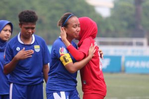 Putri Surakarta berhasil mengalahkan Akademi Persib Putri lewat dramaa adu penalti/Dok.ASBWI