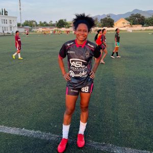 Remini Rumbewas berseragam Maudoko FC / Dok. Instagram Maudoko FC