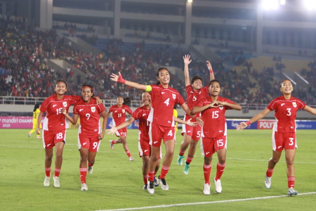 Menang 3-1 atas Malaysia, Indonesia Lolos ke Semifinal ASEAN U-16 Girls’ Mandiri Championship 2025