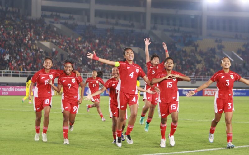 Menang 3-1 atas Malaysia, Indonesia Lolos ke Semifinal ASEAN U-16 Girls’ Mandiri Championship 2025